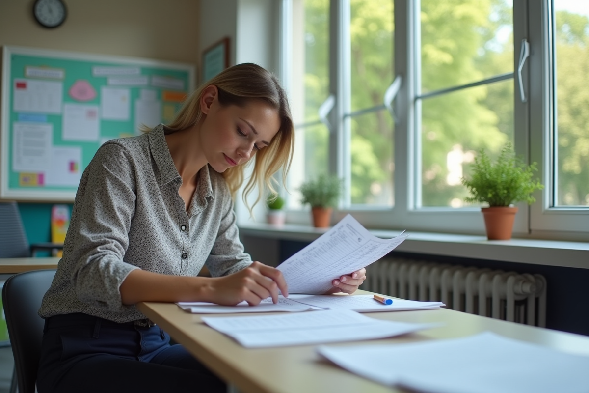 Professeure au bureau examinant des notes