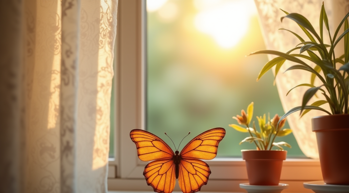 Papillon dans la maison : quel message spirituel ?