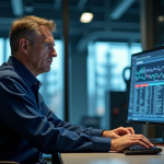 Operateur reseau energie controleur en salle de supervision