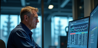 Operateur reseau energie controleur en salle de supervision