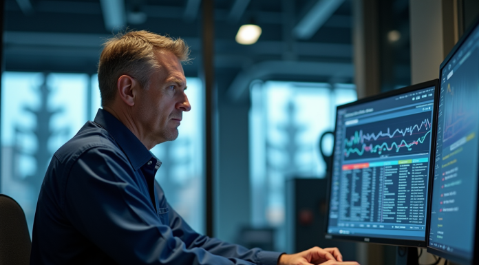 Operateur reseau energie controleur en salle de supervision