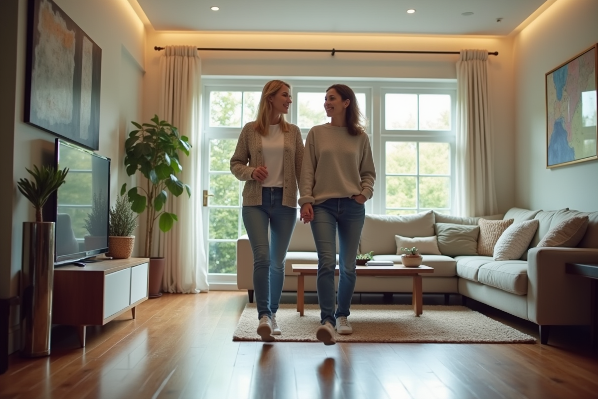 Proprietaire de bien immobilier lors d